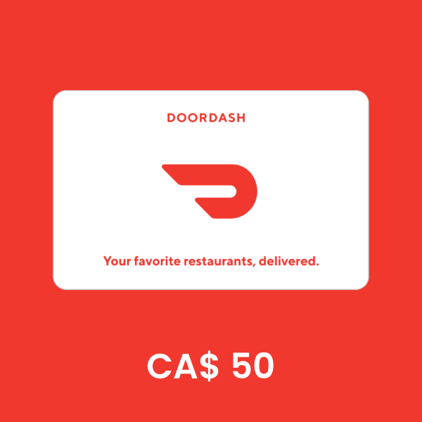 DoorDash Canada CA$ 50 Gift Card product image