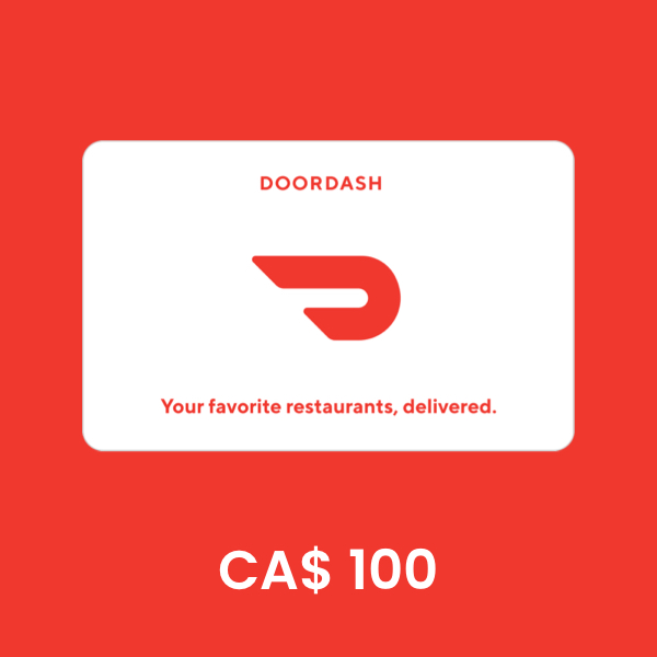 DoorDash Canada CA$ 100 Gift Card product image