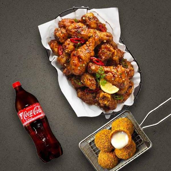 Macho King Combo Chicken + Bburinkle Cheese Ball + Coke 1.25L item image