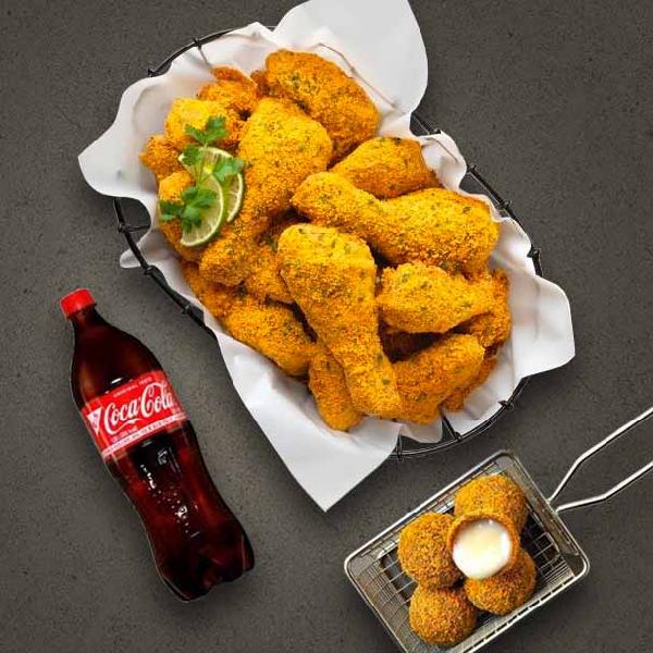 Bburinkle Combo Chicken + Bburinkle Cheese Ball + Coke 1.25L product image