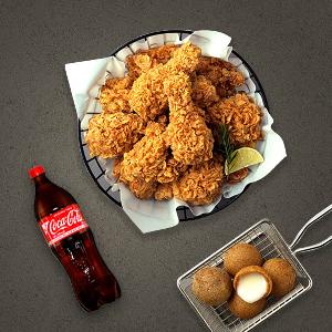 Spicy Fried Chicken + Cheeseball + Coke 1.25L product image