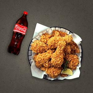 Spicy Fried Chicken + Coke 1.25L product image