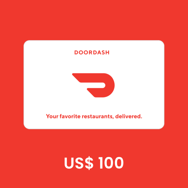 DoorDash US$ 100 Gift Card product image