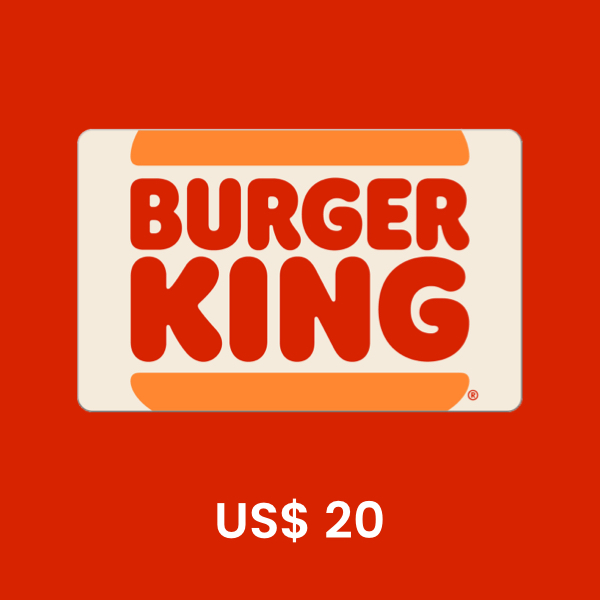 Burger King US$ 20 Gift Card product image