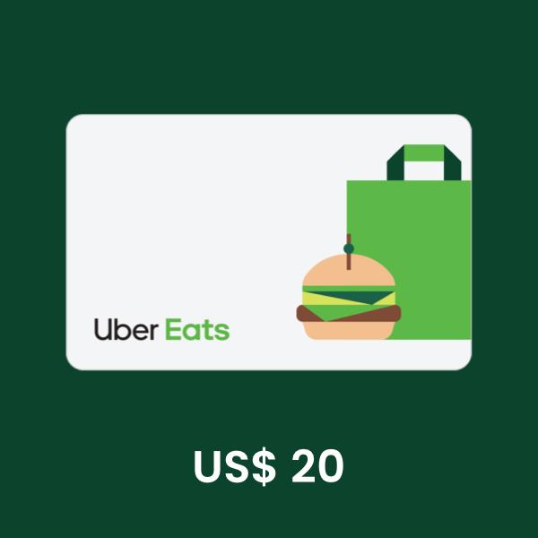 Uber Eats US$ 20 Gift Card product image