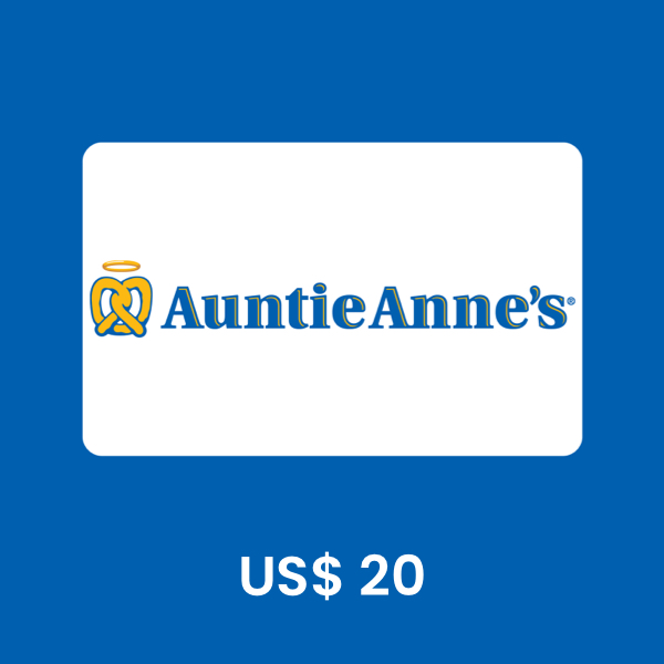 Auntie Anne's US$ 20 Gift Card product image