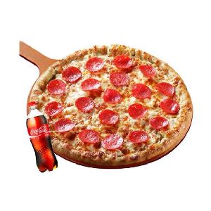 Pepperoni Pizza + Coke 1.25L product image