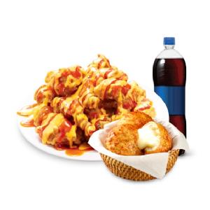 Truffle Supreme Seasoned Chicken + Chicken Cheese Balls (3pcs) + Coke 1.25L product image