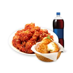 100% Cheongyang Chili Pepper Chicken + Chicken Cheese Balls (3pcs) + Coke 1.25L product image