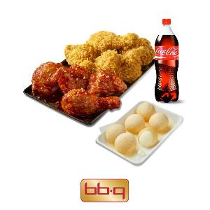 Half Golden Olive & Half BBQ Seasoned Chicken + Cream Cheese Balls + Coke 1.25L product image