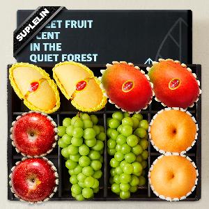 Premium Shine Muscat & Mixed Mango & Apple & Korean Pear Gift Set 4.5kg / 10pcs product image