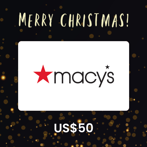Macy's US$50 Gift Card (Christmas Edition) product image
