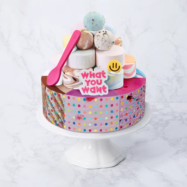 Pick What You Want Snowball Cake product image
