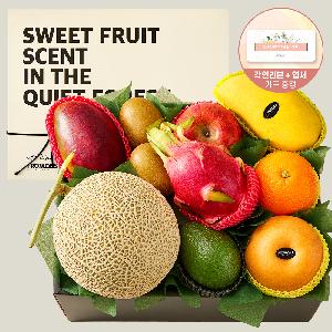 "Ribbon Message" Seasonal Fruit Gift Set #7 (9 Types, 4.5kg) product image