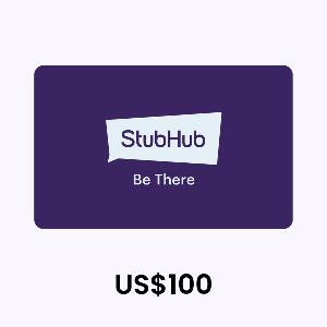 StubHub US$100 Gift Card product image