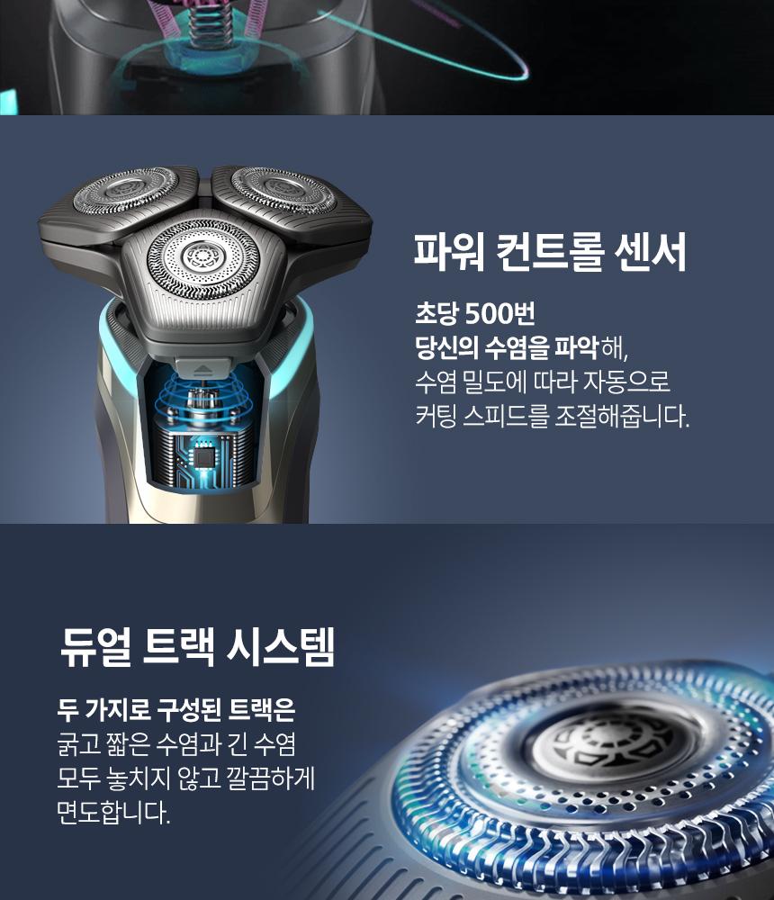 脱毛・除毛 PHILIPS Shaver 9000 Series SkinIQ Philips SkinIQ 9000 Prestige Series Electric Shaver with