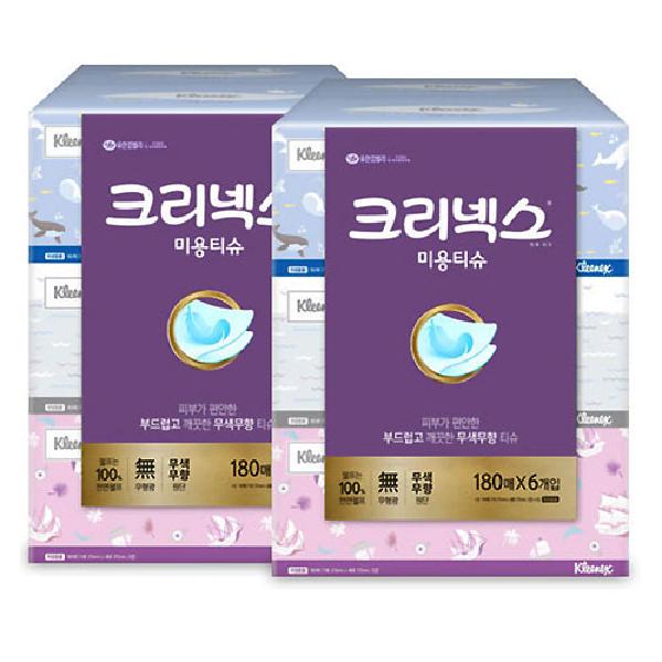 Unscented Facial Tissues 180 Counts (Pack of 12) product image