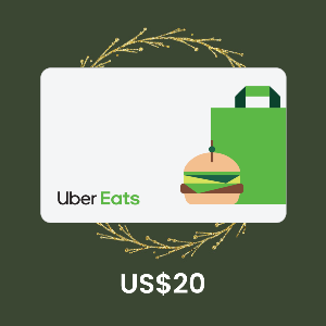 우버이츠 US$20 기프트카드 (크리스마스 에디션) item image