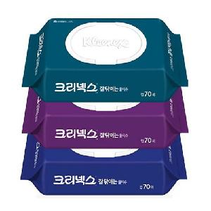 Clean Wipes 70 Counts (Pack of 12, Random Color) product image