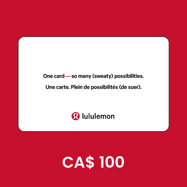 Lululemon Canada CA$ 100 Gift Card product image