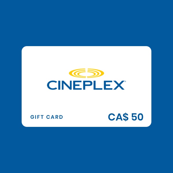 Cineplex CA$ 50 Gift Card product image