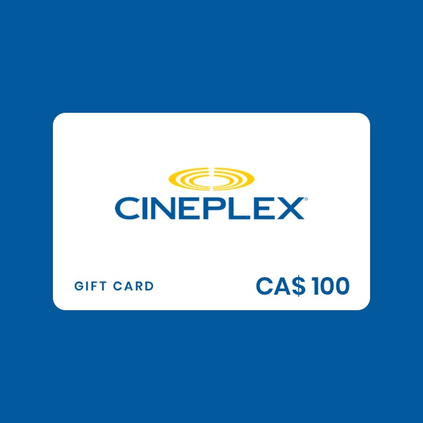 Cineplex CA$ 100 Gift Card product image