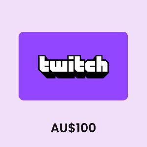 Twitch Australia AU$100 Gift Card product image