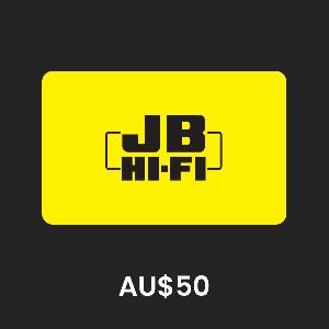JB Hi-Fi Australia AU$50 Gift Card product image
