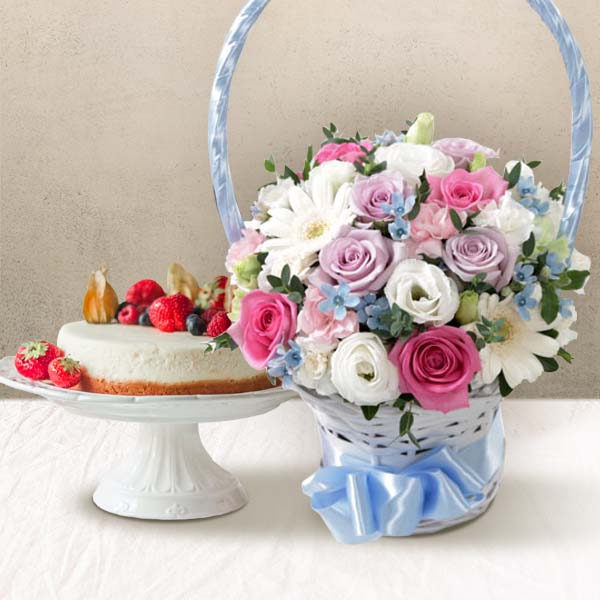 Flower Basket & Cake (Delivery) brand thumbnail image