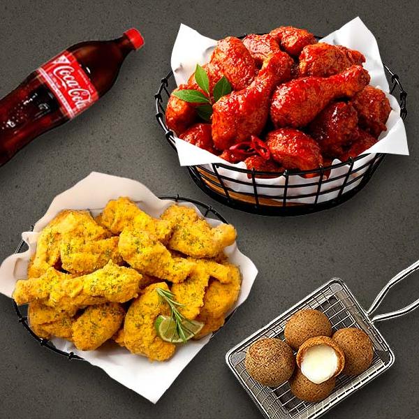 Bburinkle Chicken+Seaspned Chicken+Cheese Ball+Coke 1.25L product image
