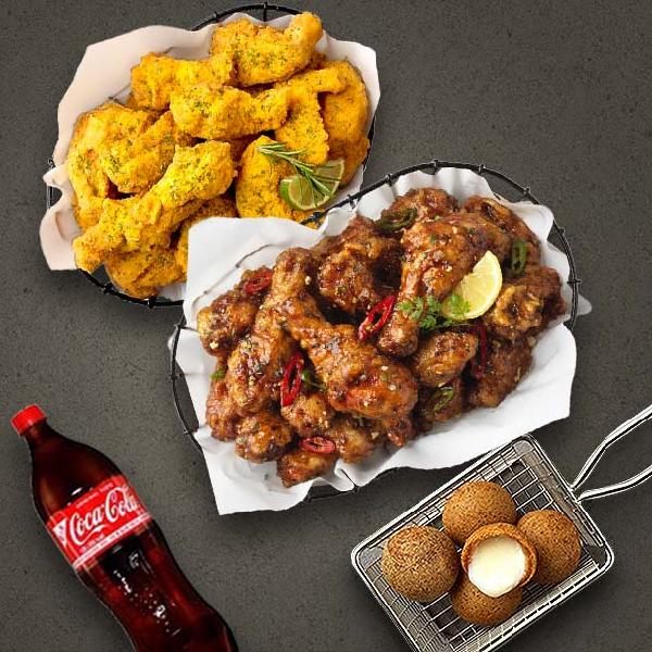 Bburinkle Chicken+Macho King Chicken+Cheese Ball+Coke 1.25L product image