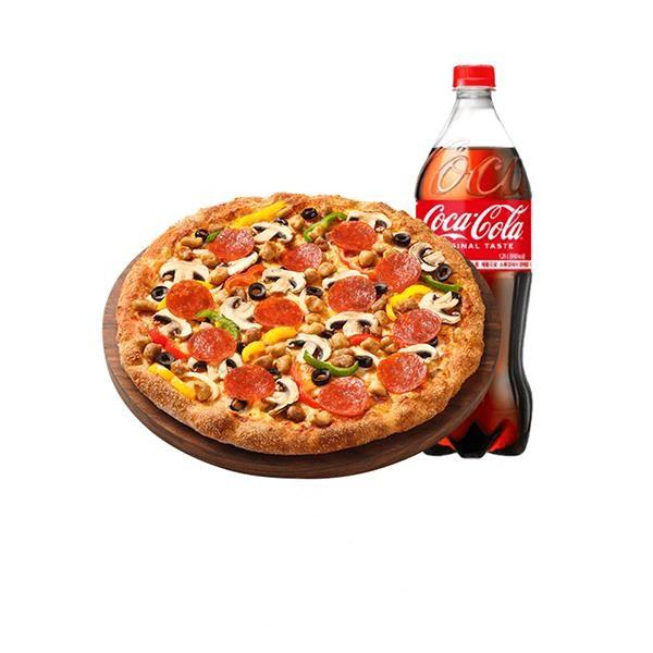 Original) Combination 1958 (M) + Coke 1.25L In South Korea Pizza