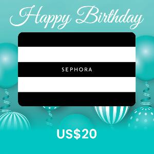 Sephora US$20 Gift Card (HBD) product image