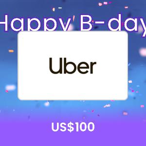 Uber US$100 Gift Card (HBD) product image