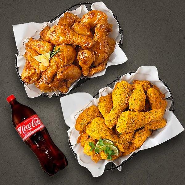 Gold King Combo Chicken+Bburinkle Chicken+Coke 1.25L product image