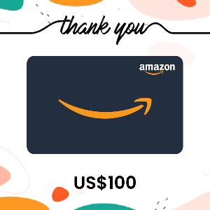 Amazon.com US$100 Gift Card (Thank You) product image