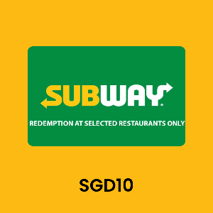 Subway Singapore SGD10 Gift Card product image