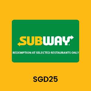 Subway Singapore SGD25 Gift Card product image