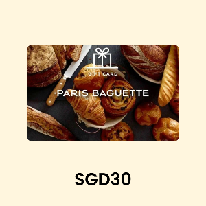 Paris Baguette Singapore SGD30 Gift Card product image