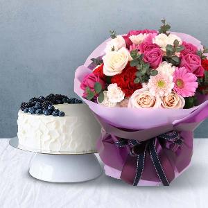 Vivid Flowers+Cake product image