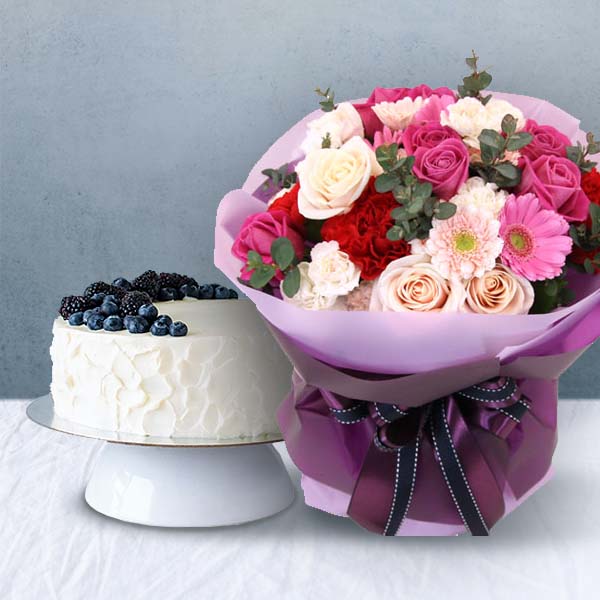 Buy Online Flower & Cake Delivery | Send Flowers & Cake - MyFlowerTree