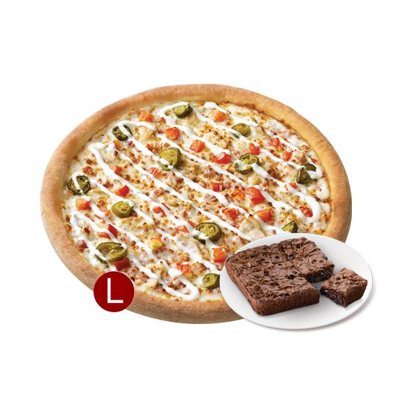 True love comes with Papa John's Spicy Chicken Ranch! الحب الحقيقي