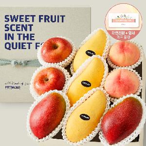 "Ribbon Message" Seasonal Fruit Gift Set #4 (4 Types, 3.2kg) product image