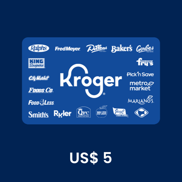 Kroger US$ 5 Gift Card product image