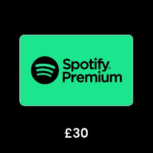 Spotify UK £30 Gift Card product image