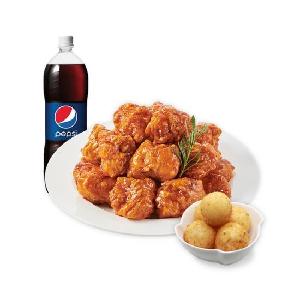 Boneless Seasoned Chicken + Cheese Ball + Coke 1.25L product image