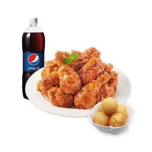 Seasoned Chicken + Cheese Ball + Coke 1.25L product image