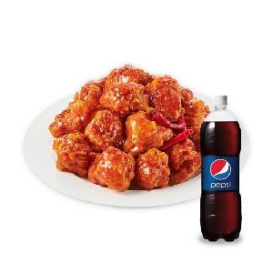 Boneless Seasoned Chicken + Coke 1.25L product image