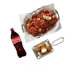 Boneless Sauce Garlic Chicken + Cheese Ball + Coke 1.25L product image