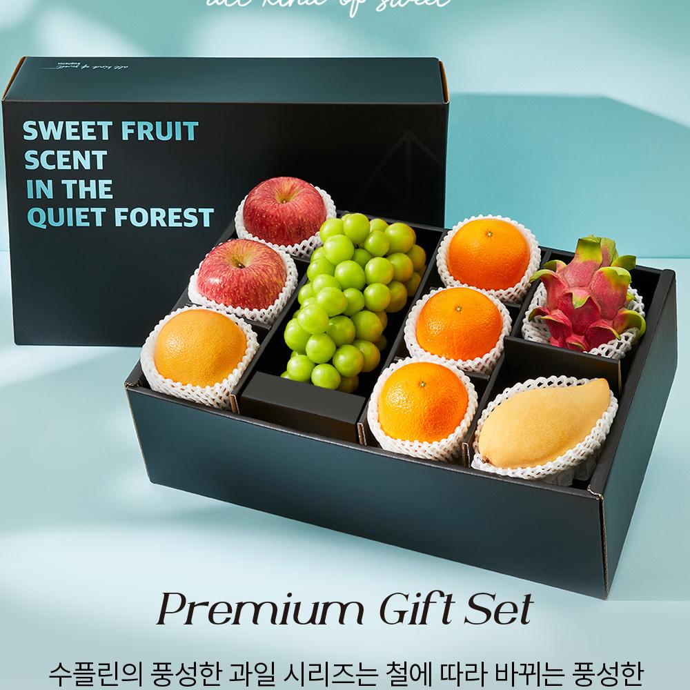 Premium Mixed Fruit Set #3 9pcs (3.3kg) In South Korea Suplelin